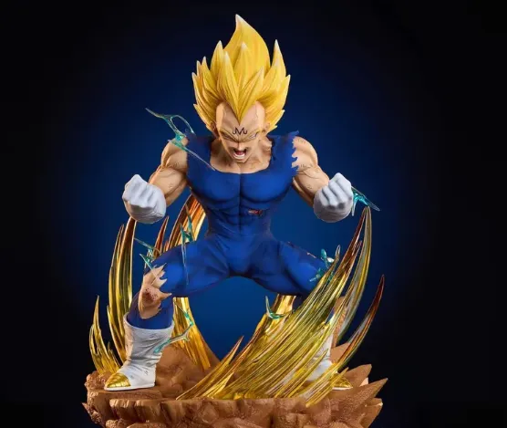 【pre order】Dragon Ball Majin Vegeta Resin Statue with 2 Heads | 39cm - Image 4