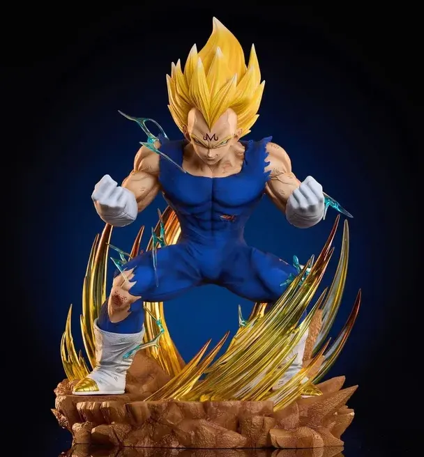 【pre order】Dragon Ball Majin Vegeta Resin Statue with 2 Heads | 39cm - Image 3