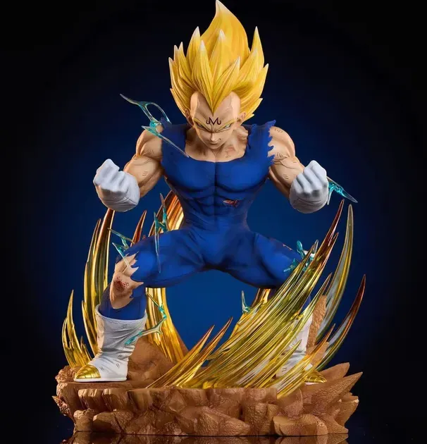 【pre order】Dragon Ball Majin Vegeta Resin Statue with 2 Heads | 39cm