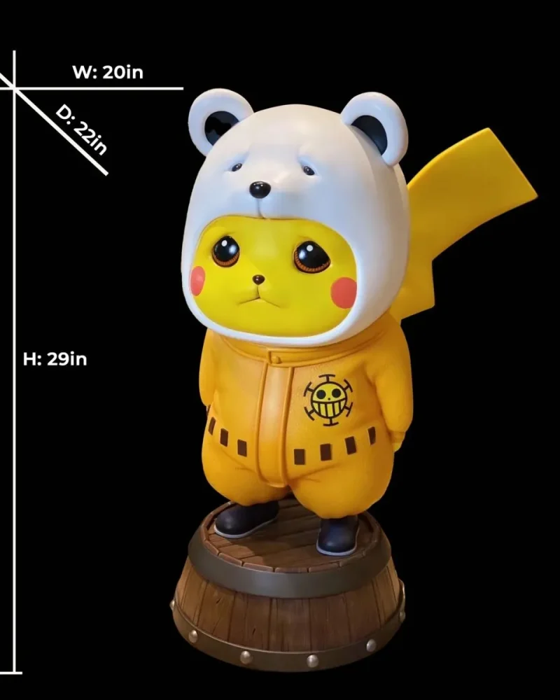 【in Stock】Pikachu Cosplay Bepo 1:1 Resin Statue | 73cm