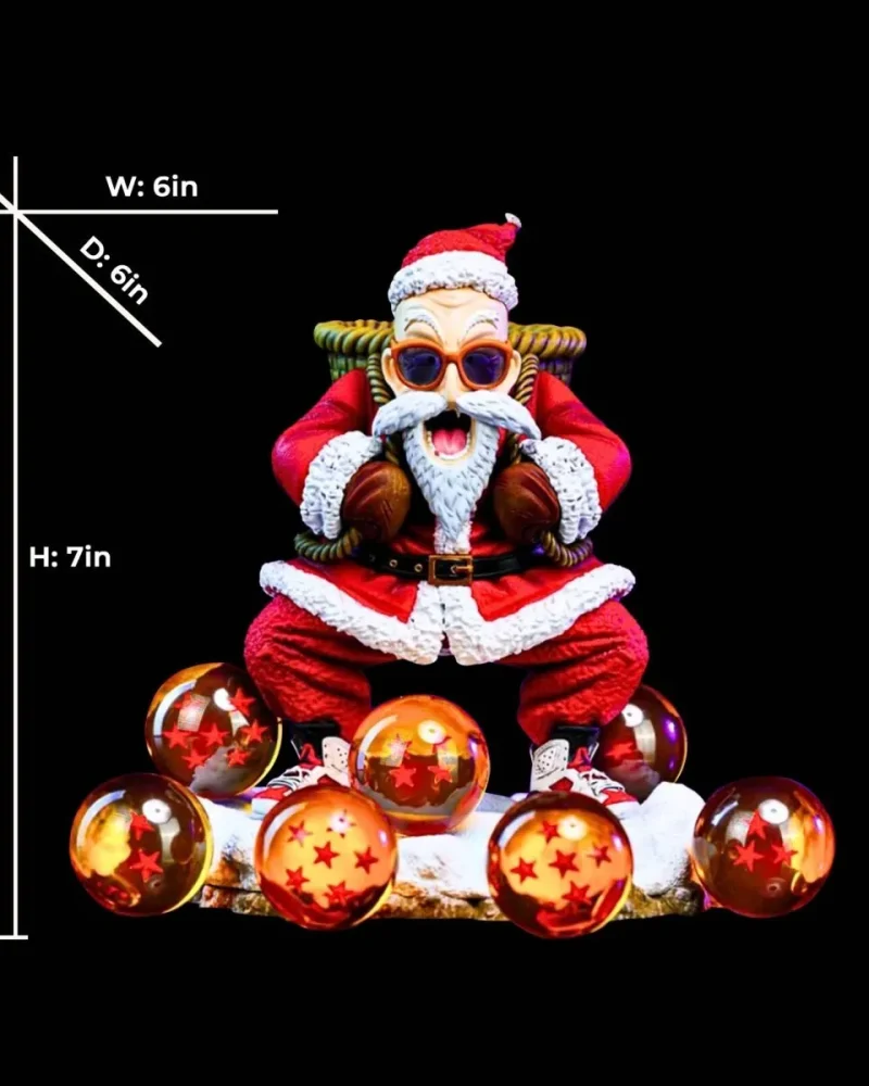 【pre order】 Dragon Ball Christmas Master Roshi Resin Statue | 18cm