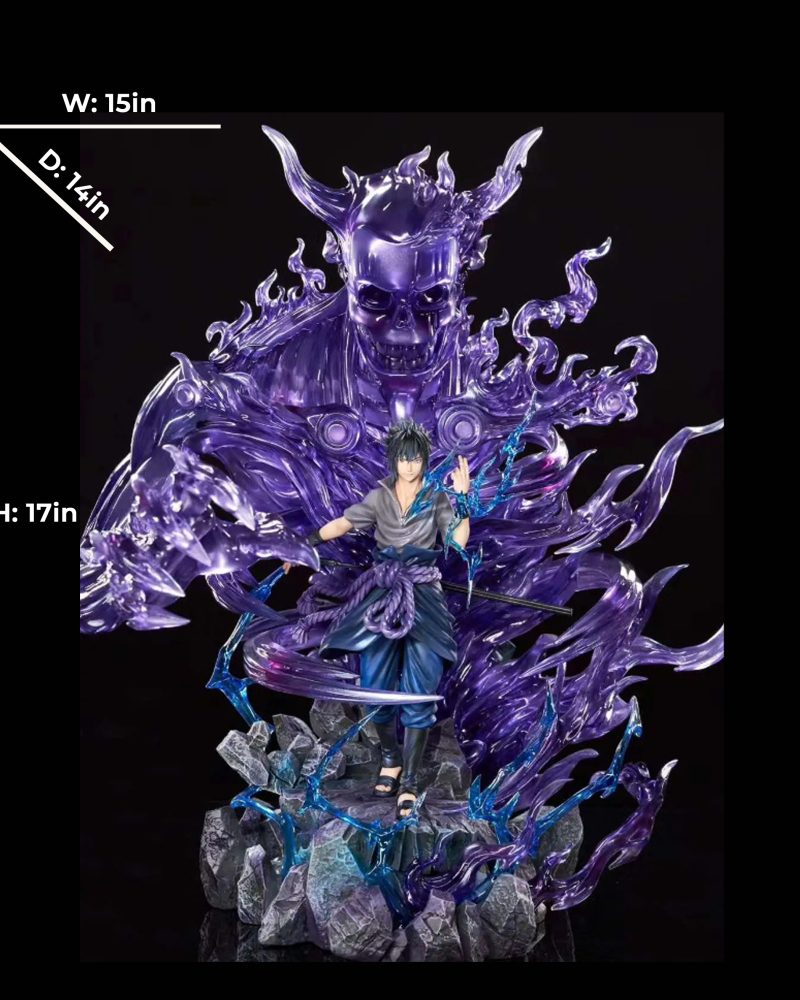 【pre order】Naruto Susanoo Uchiha Sasuke Resin Statue 43cm Anime Figure