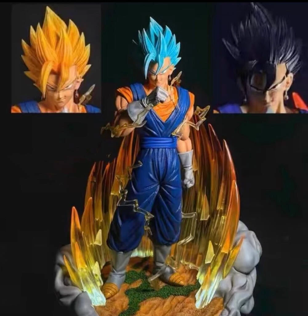【pre order】Dragon Ball Vegetto & Kidult Goku Resin Statue | 38cm | 1:6 - Image 2