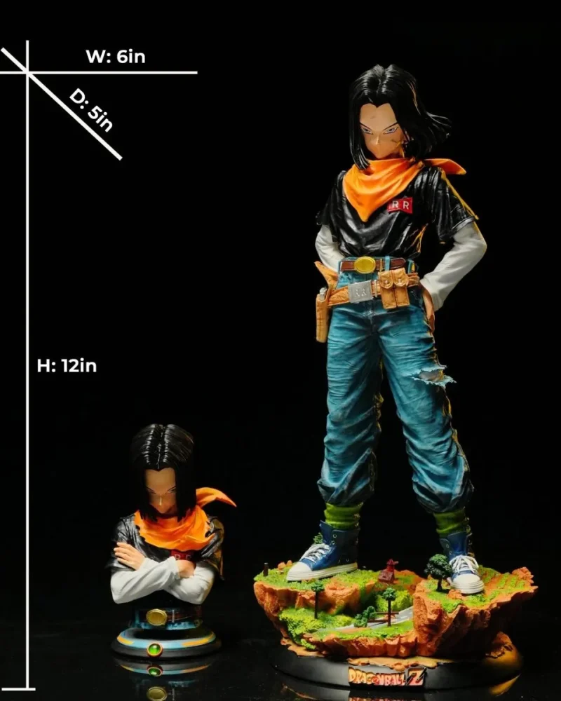 【pre order】 Dragon Ball Villain Android 17 Resin Statue | 30cm | 1:6 Scale