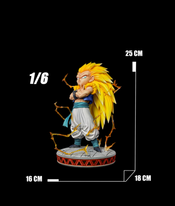 【pre order】Gotenks SSJ3 Resin Statue | Dragon Ball Z | 25cm GK - Image 3