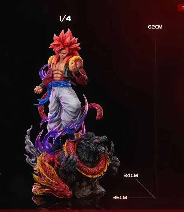 【pre order】Dragon Ball SSJ4 Gogeta Resin Statue | 1/4 | 62cm - Image 2