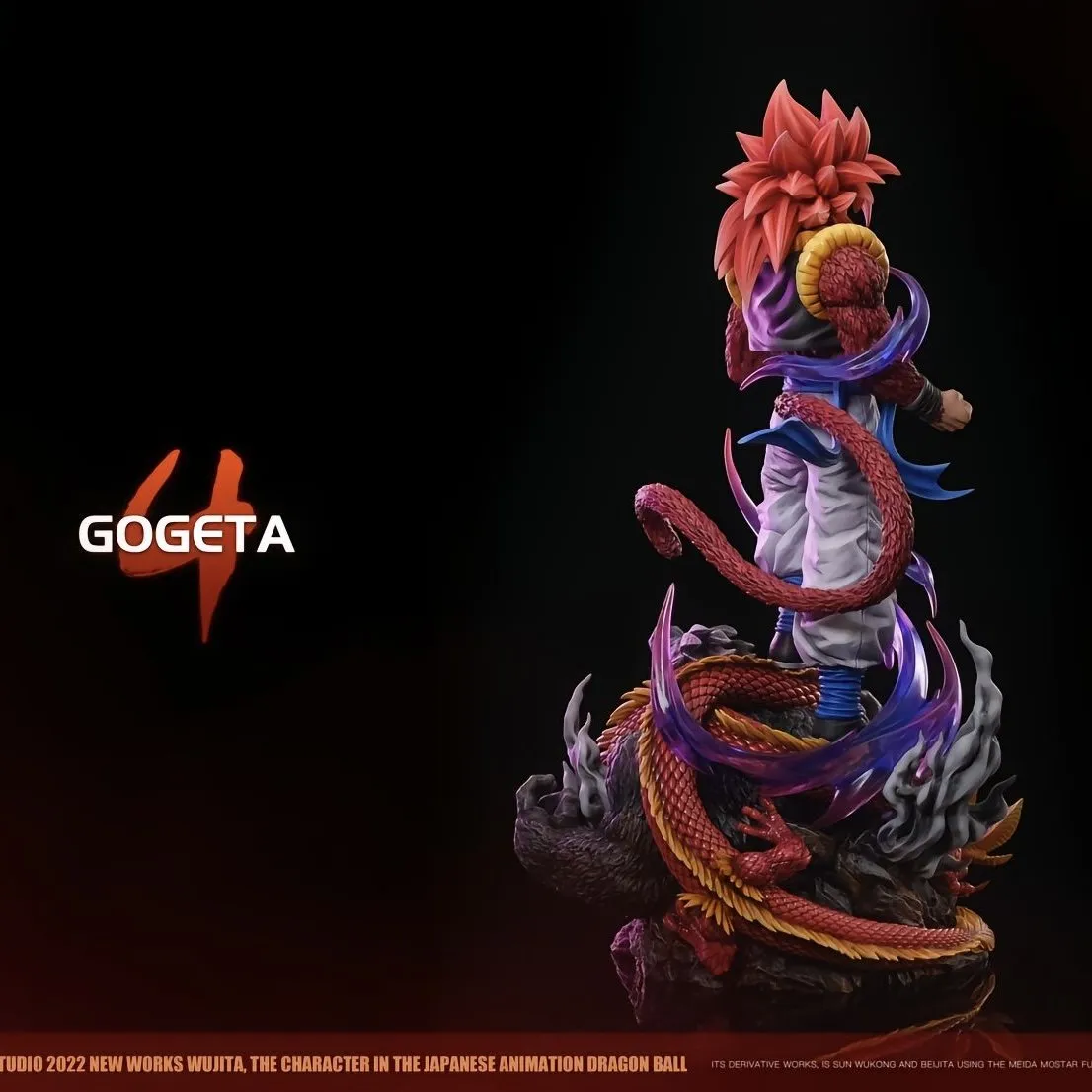【pre order】Dragon Ball SSJ4 Gogeta Resin Statue | 1/4 | 62cm - Image 6