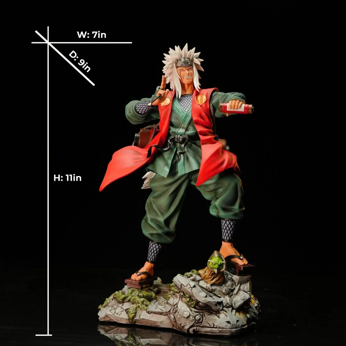 【pre order】Naruto Jiraiya Resin Statue 35cm | Black Hole Studio