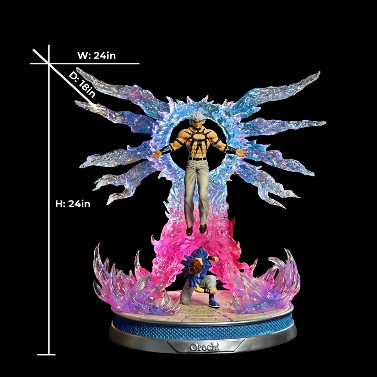 【pre order】KOF Orochi & Chris Resin Statue | 1/6 Scale | 62cm