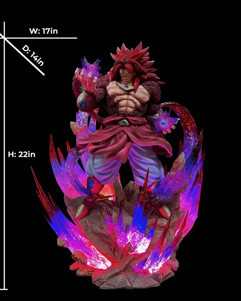 【pre order】SSJ4 Broly Resin Statue 1:6 Scale | Dragon Ball 21.7inch-55cm