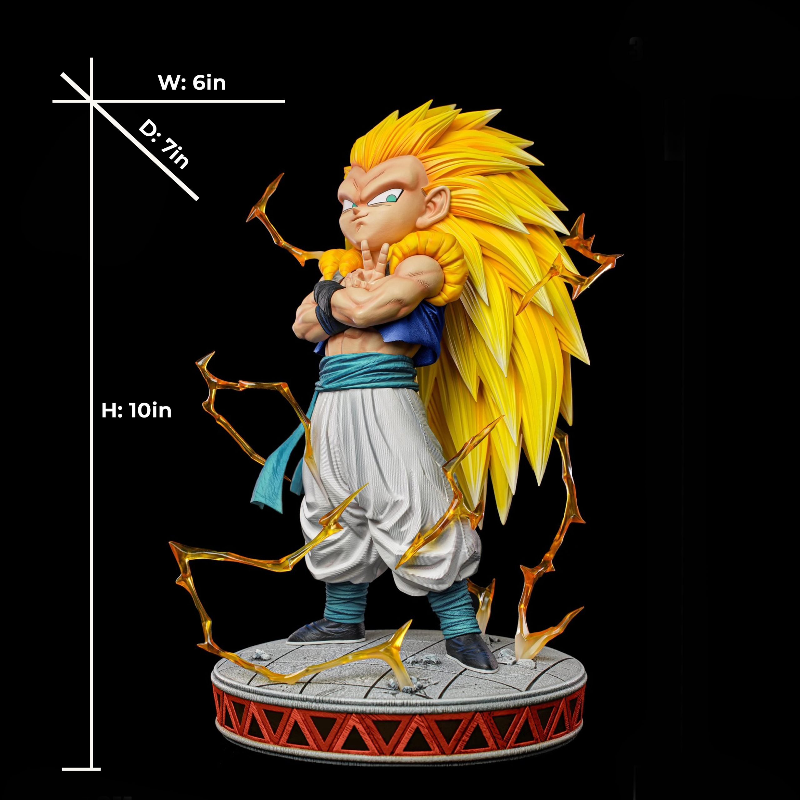 【pre order】Gotenks SSJ3 Resin Statue | Dragon Ball Z | 25cm GK