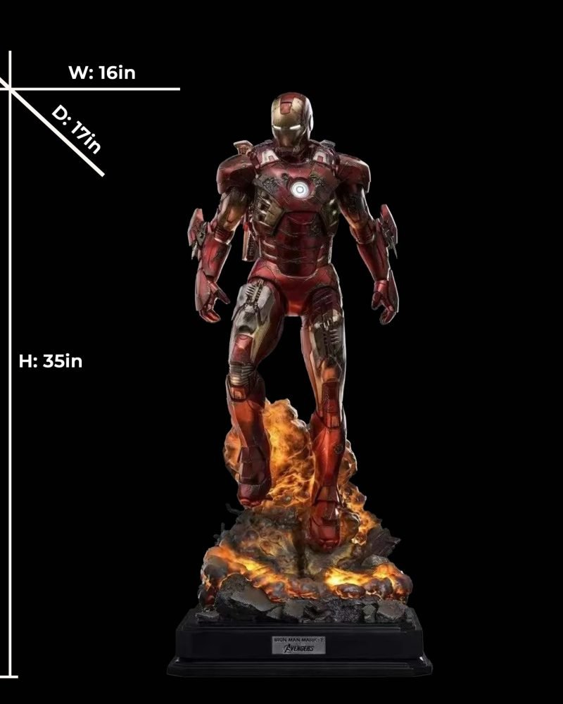 Marvel Iron Man MK7 Resin Statue | 89cm | 1:3