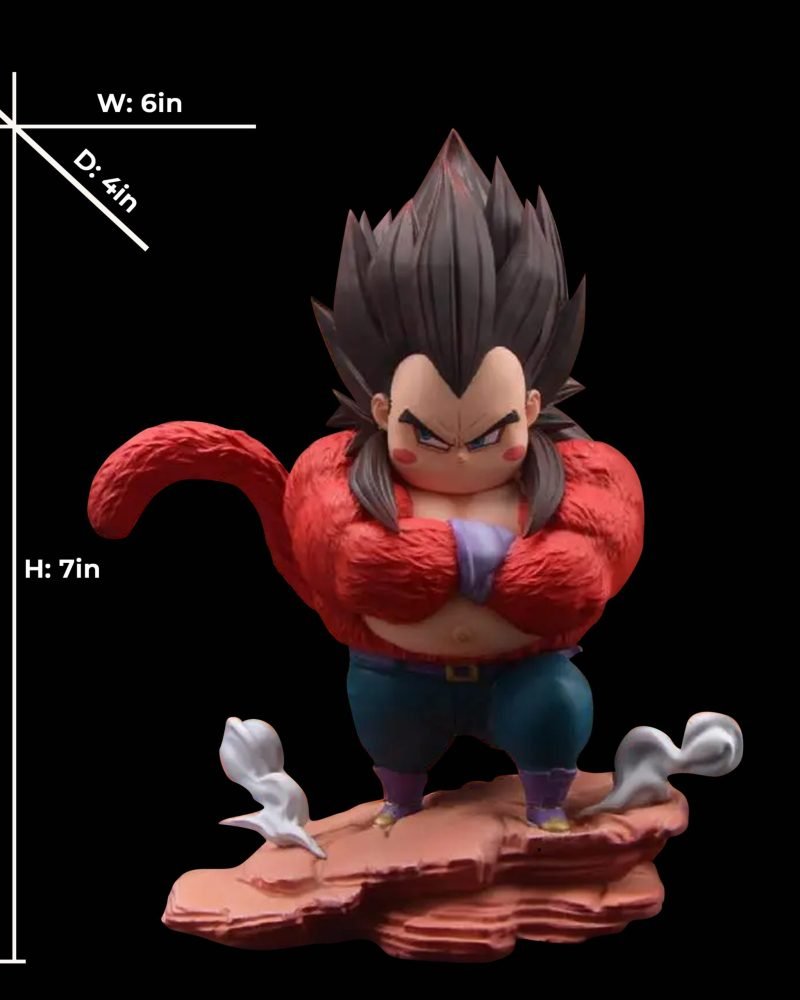 Dragon Ball GT Super Saiyan4 Fat Vegeta Resin Statue | 18cm