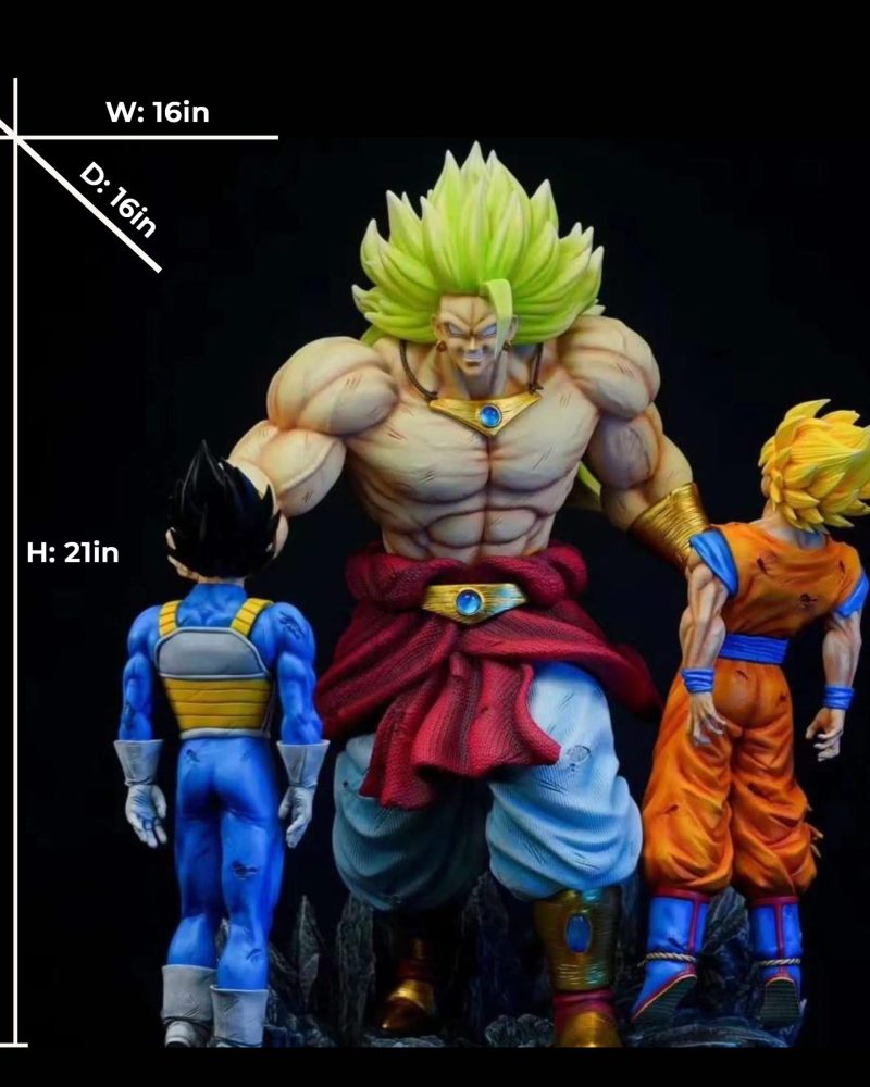 Dragon Ball Three characters-Broly Resin Statue | 54cm