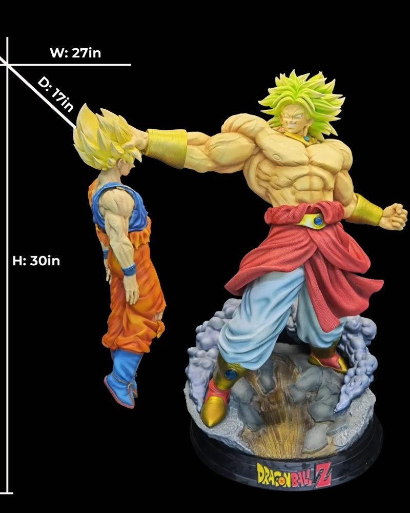 Dragon Ball Broly VS Goku Resin Statue