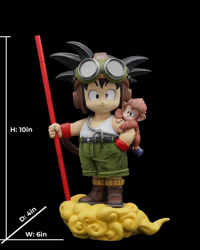 Dragon Ball Child Goku Monkey Resin Statue