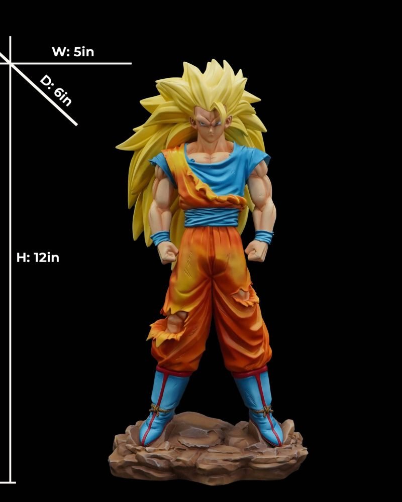 Dragon Ball SSJ3 Goku Resin Statue 31cm