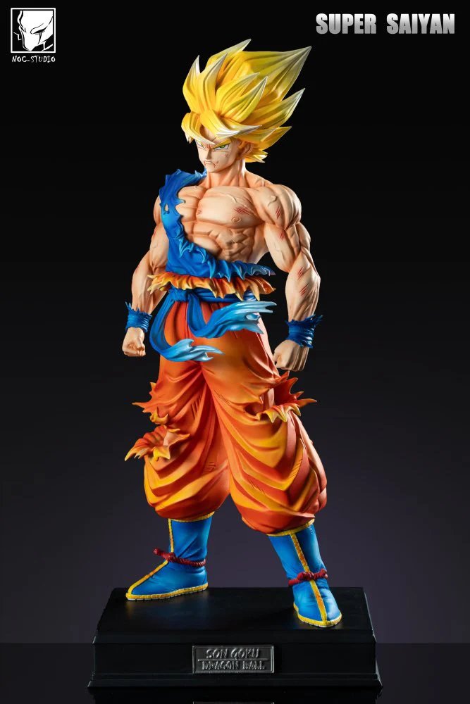 【pre order】Dragon Ball Super Saiyan Goku Resin Statue 32cm 1:6 Scale - Image 3