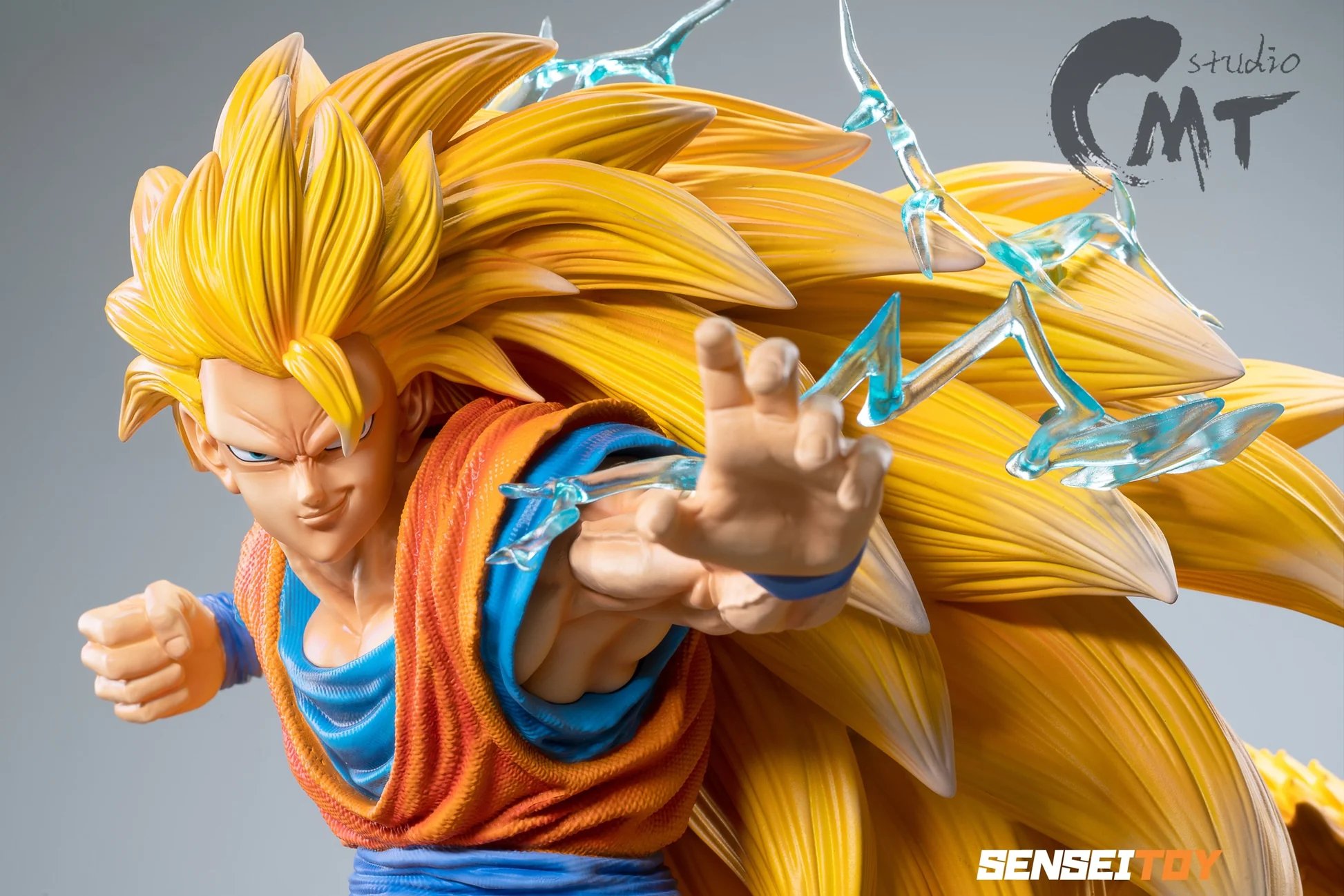 【pre order】Dragon Ball Goku SSJ3 Dragon Fist Resin Statue | 1/4 80cm - Image 3
