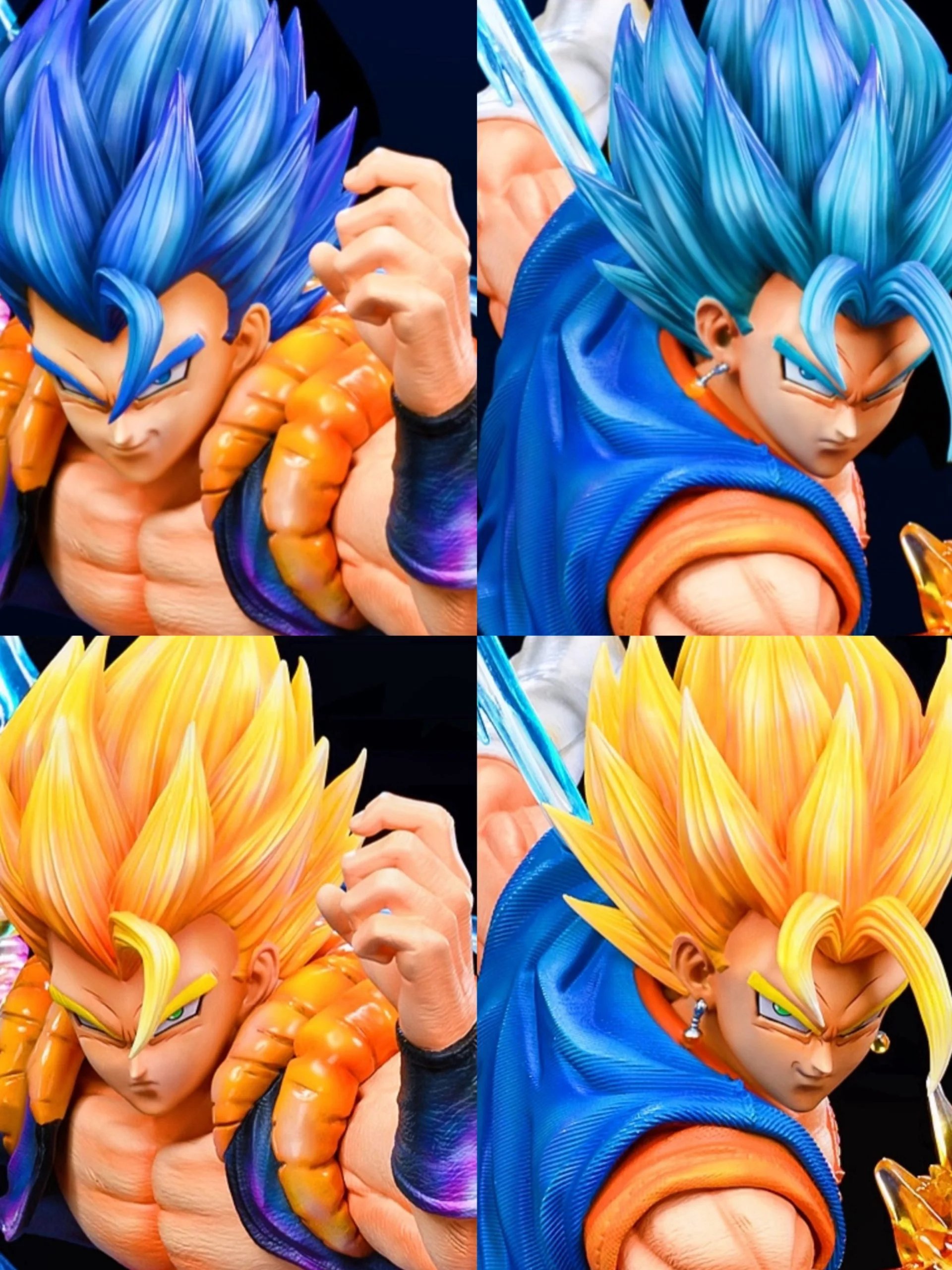 【pre order】 Dragon Ball Vegetto & Gogeta Resin Statue by Kylin Studio 1/6 - Image 3