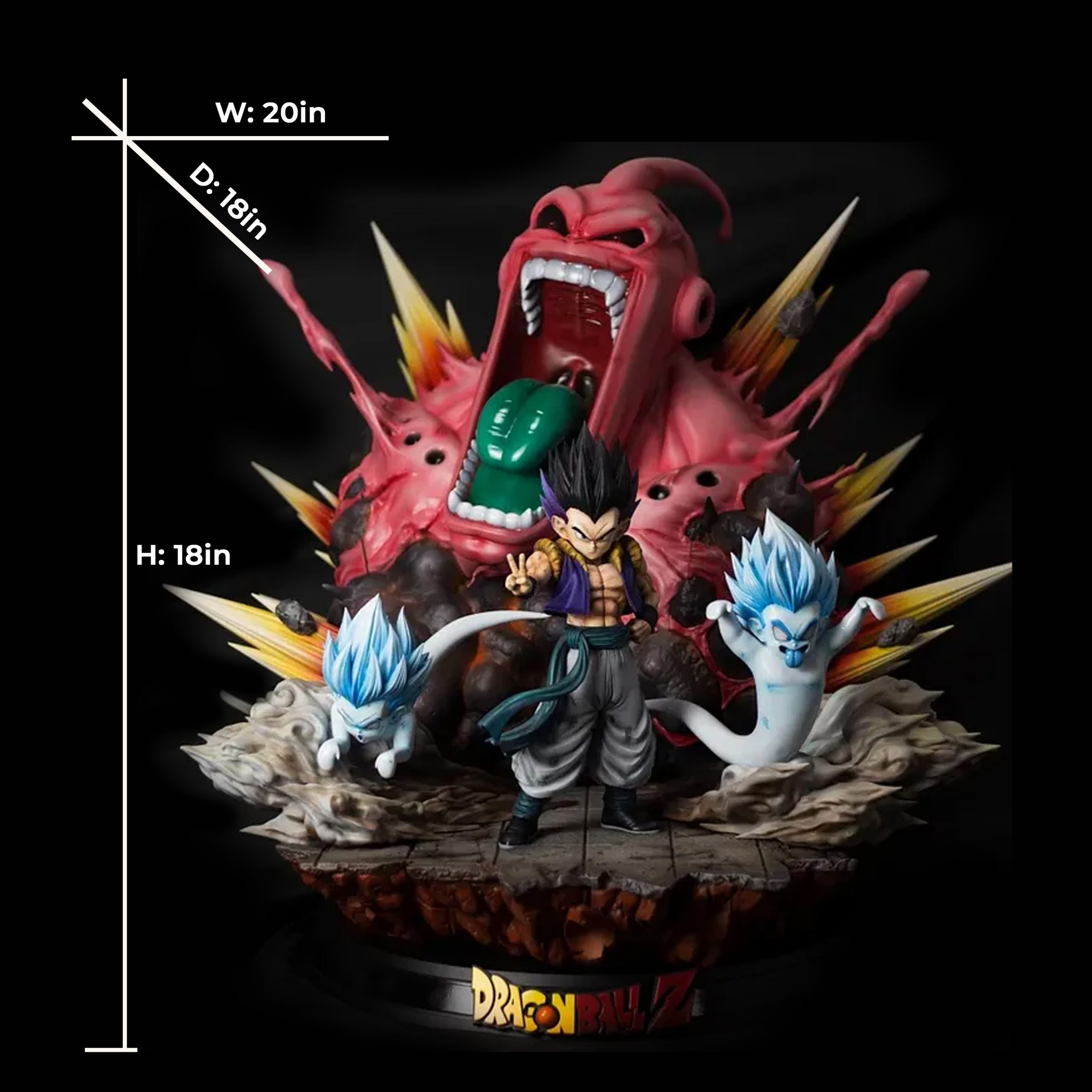Dragon Ball Gotenks Resin Statue 1/6 Majin Buu
