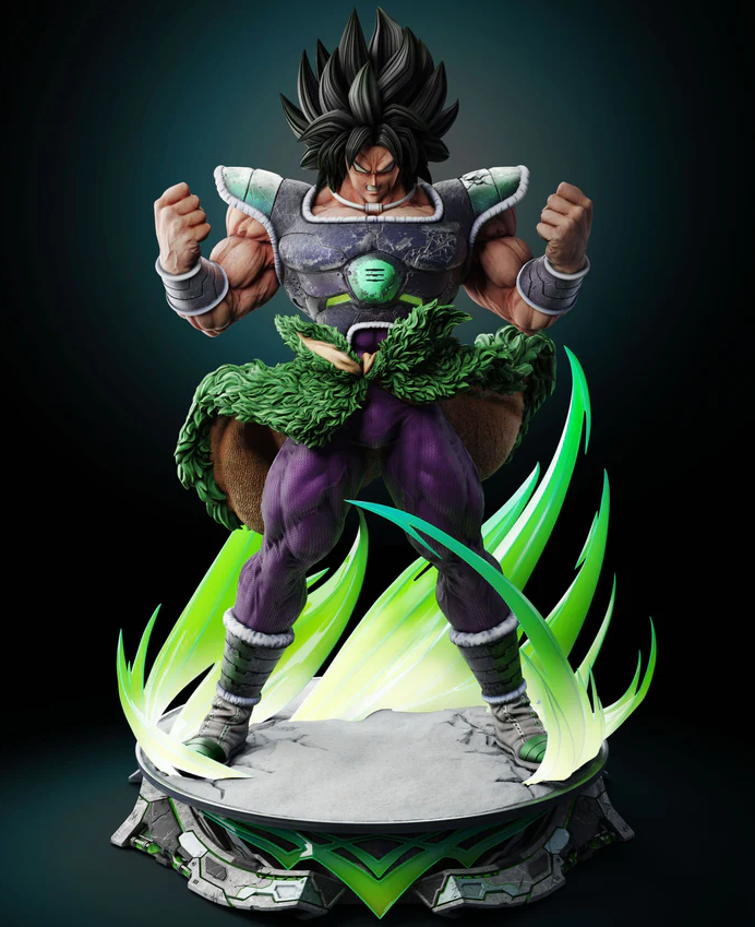 【pre order】Dragon Ball Broly 1/6 Resin Statue Collectible Figure - Image 2