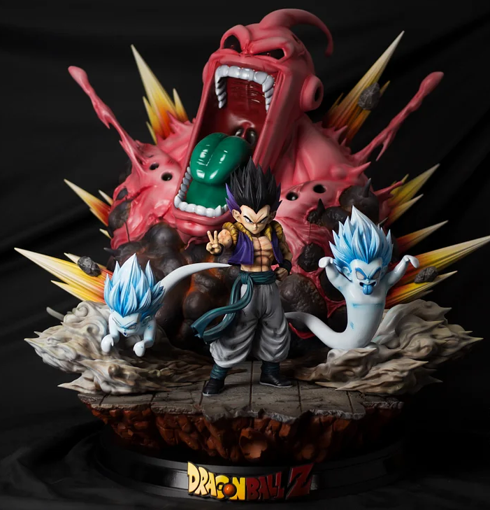 【pre order】Dragon Ball Gotenks Resin Statue 1/6 Scale with Majin Buu - 图片 3