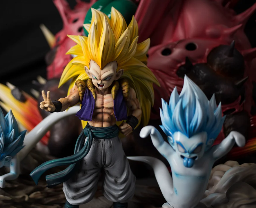 【pre order】Dragon Ball Gotenks Resin Statue 1/6 Scale with Majin Buu - 图片 2