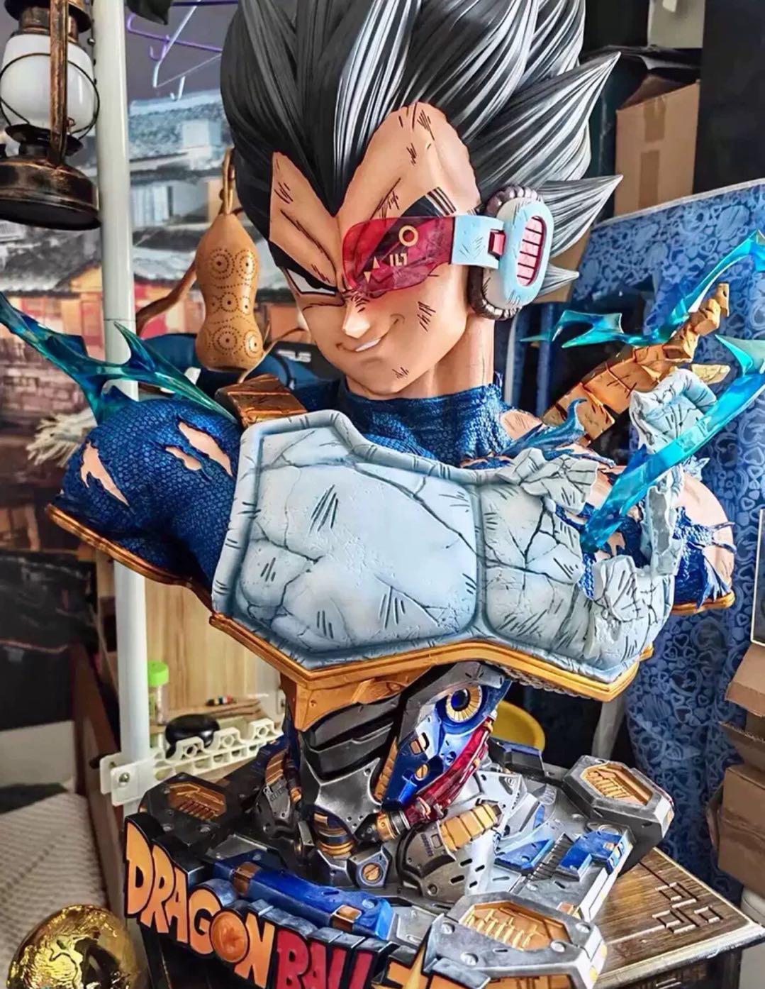 【pre order】Vegeta Life Size Bust Statue – Dragon Ball 1:1 - Image 2