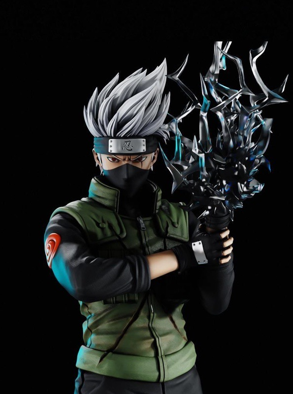 【pre order】Naruto Hatake Kakashi Resin Statue 1/6 Scale – H41cm - Image 2