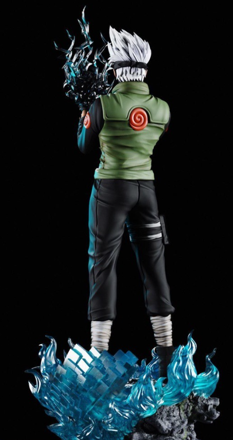 【pre order】Naruto Hatake Kakashi Resin Statue 1/6 Scale – H41cm - Image 3