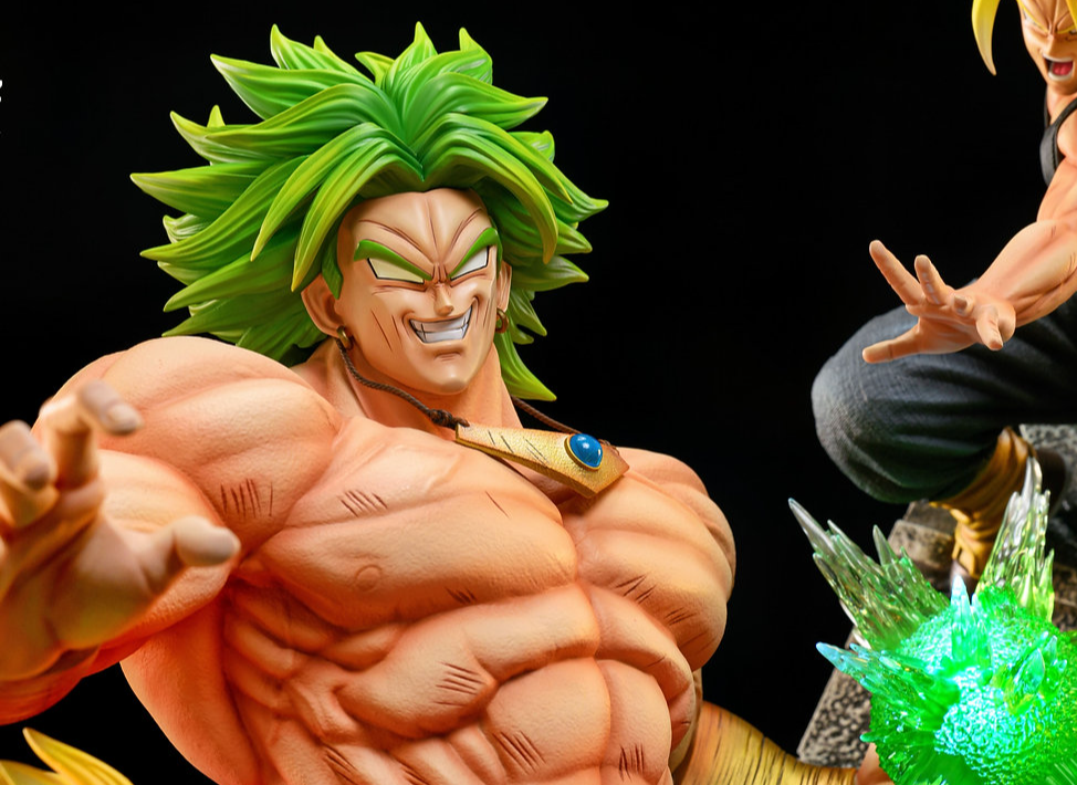 【pre order】Dragon Ball SSJ Goku vs Broly Anniversary Statue 1/6 - Image 3