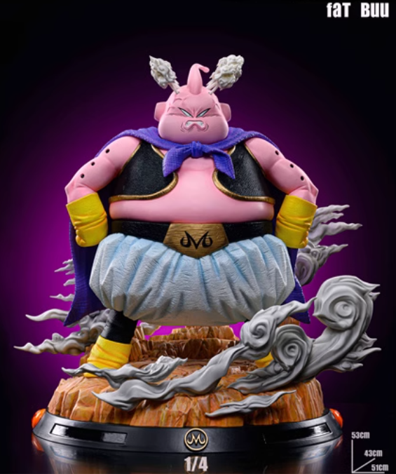 【pre order】Majin Buu Resin Statue 1/4 Scale – 4 Heads 53cm - Image 5