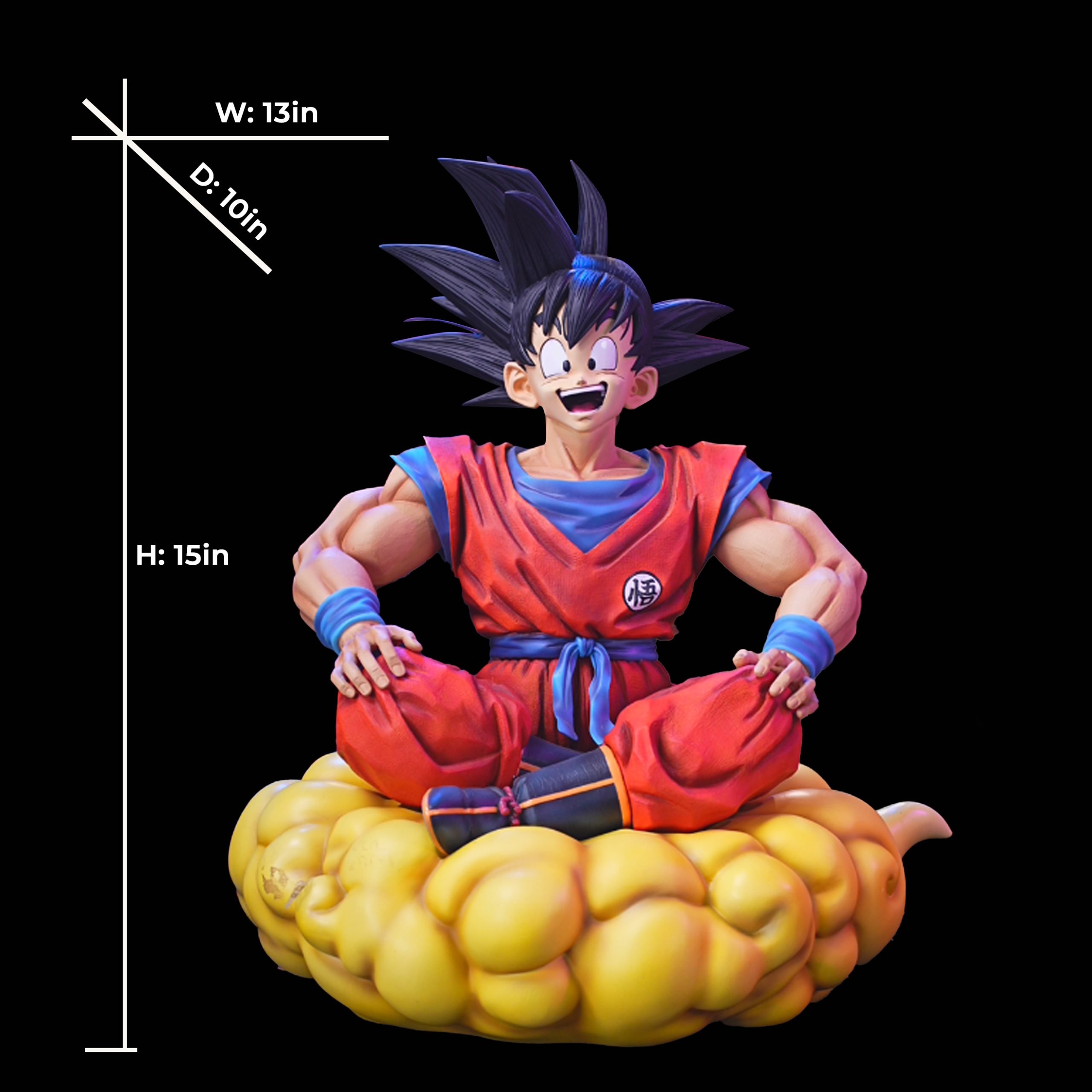 Dragon Ball Sitting Cloud Son Goku 1/3 Resin Statue