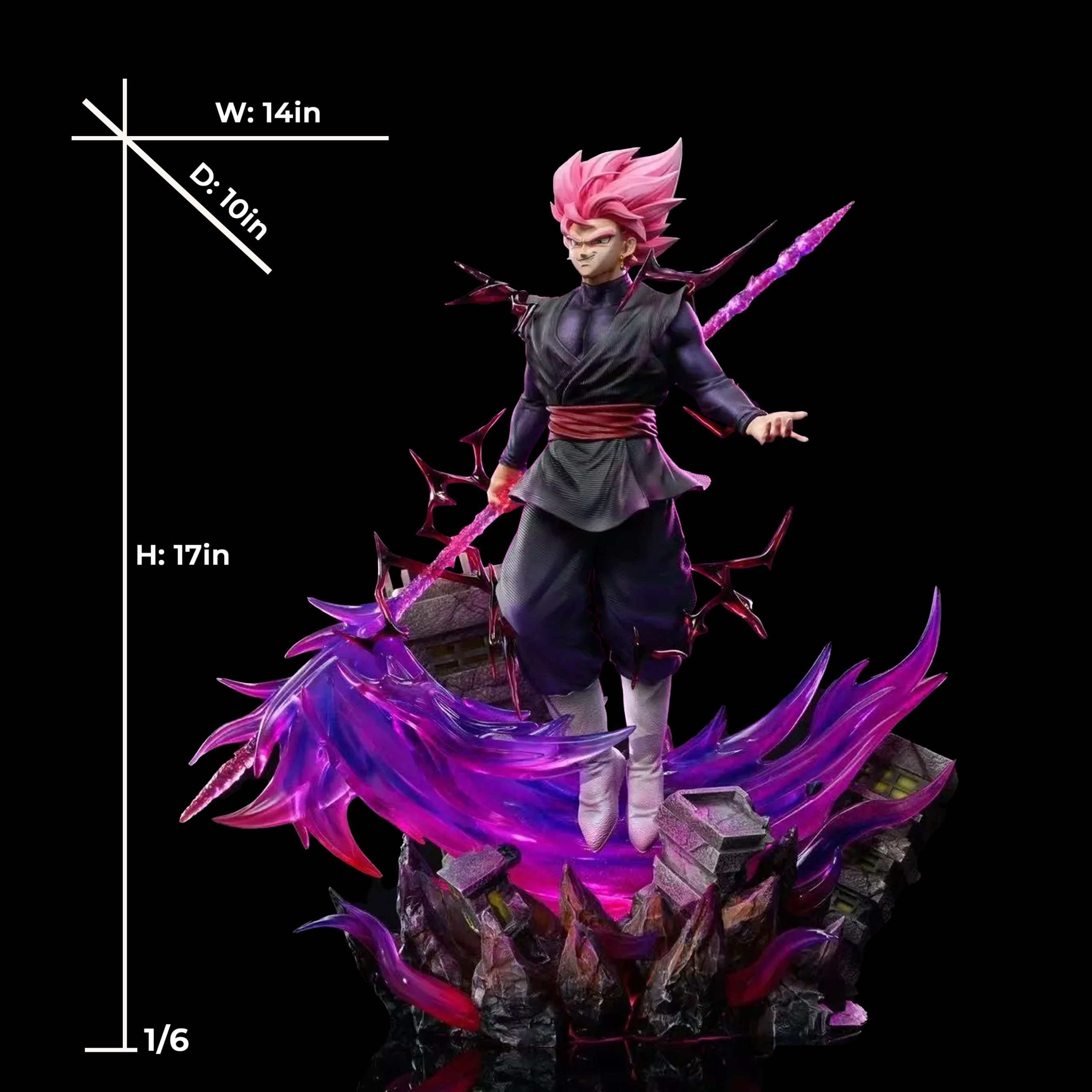 Dragon Ball SSJ Rose Super Goku Resin Statues