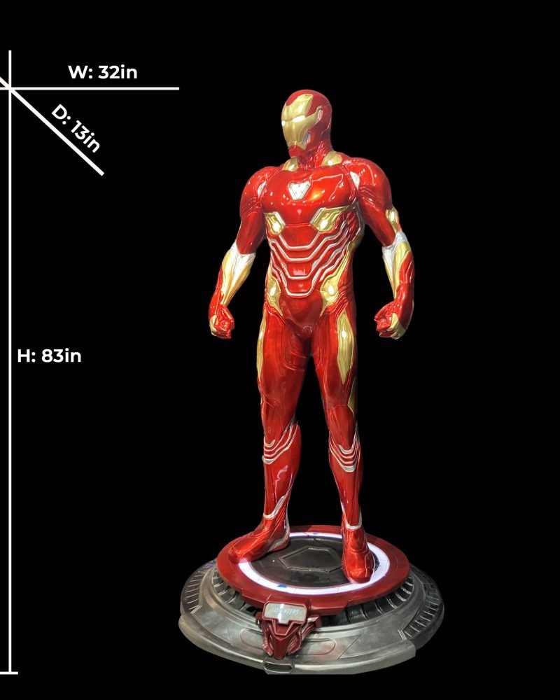 Marvel Super Hero Iron Man 1/1 Resin Painted LED Statue