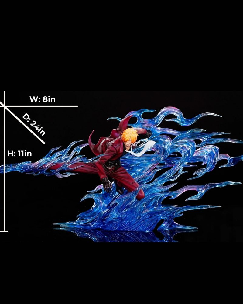 One Piece Drift Sanji Resin Statue H28cm