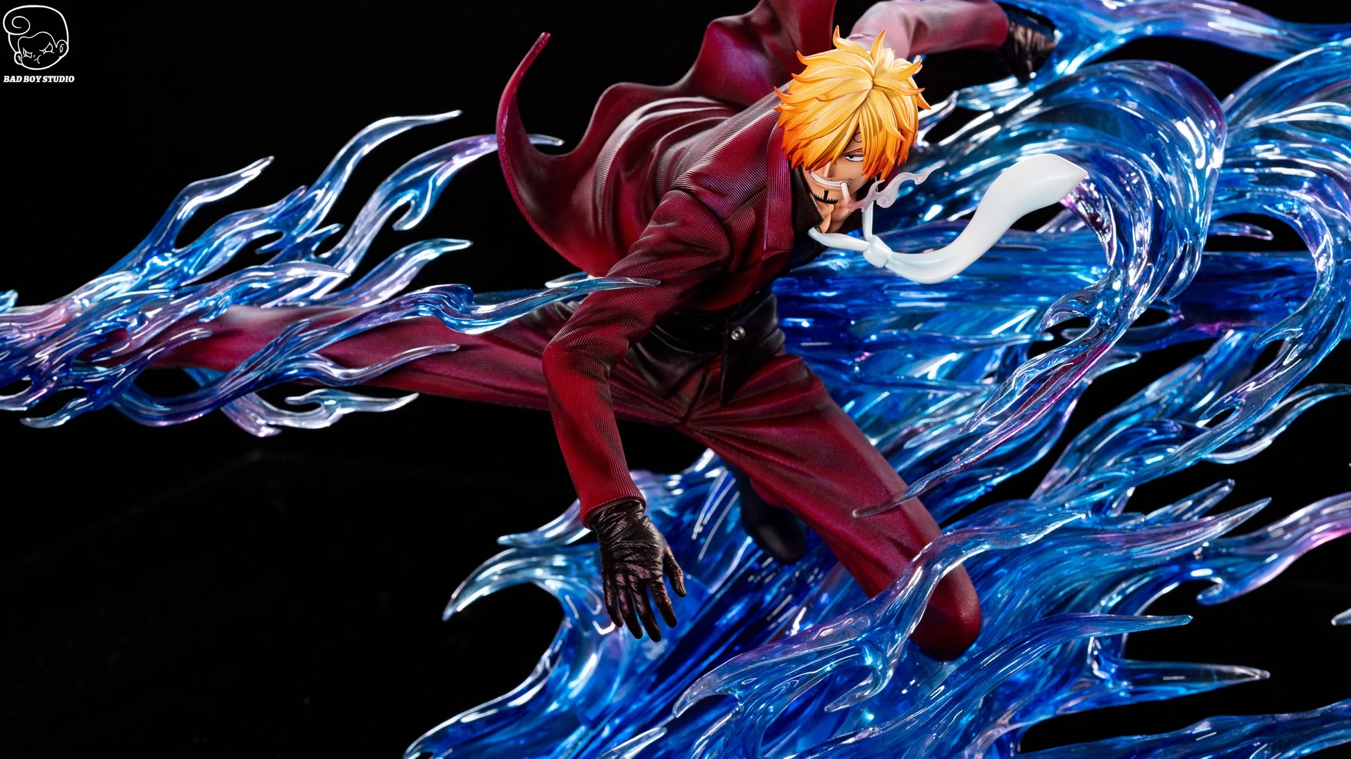 【pre order】 One Piece Sanji Drift Resin Statue – 28cm - Image 4