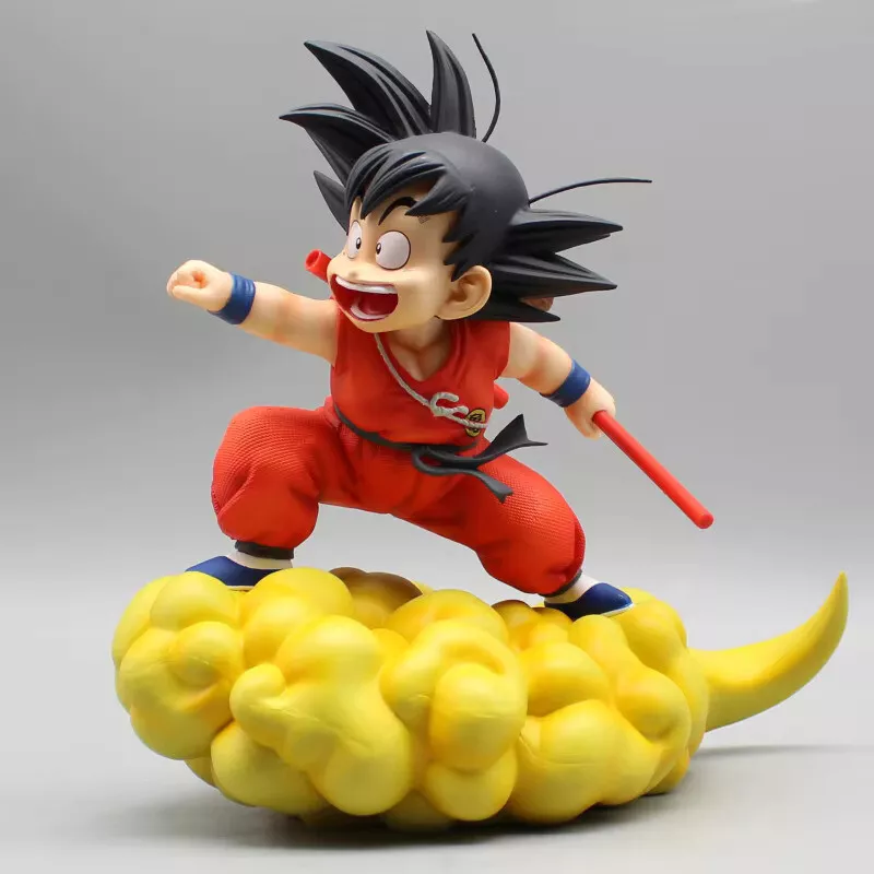 【in Stock】Little Goku Riding Cloud GK Resin Statue H38cm - 图片 2