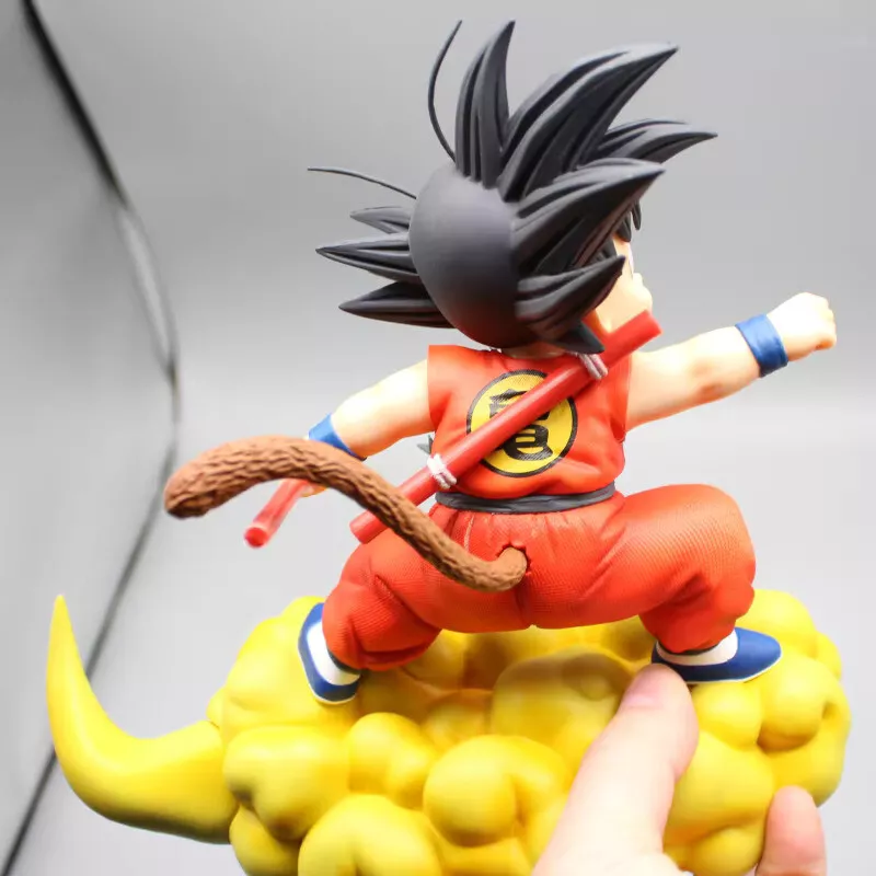 【in Stock】Little Goku Riding Cloud GK Resin Statue H38cm - 图片 3
