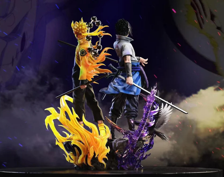 【pre order】Naruto & Sasuke 1/6 Scale Resin Statue - Image 2
