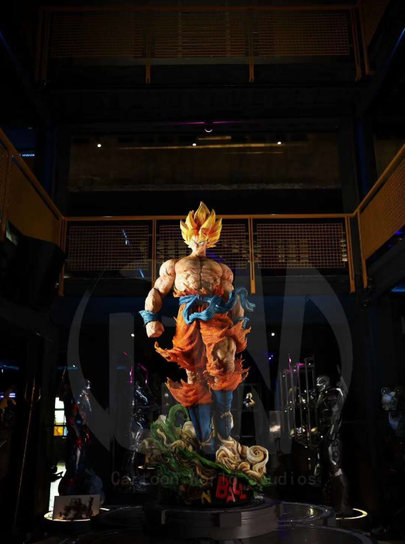 【pre order】Goku SSJ2 Life-Size Statue – Dragon Ball Z 240cm - Image 3