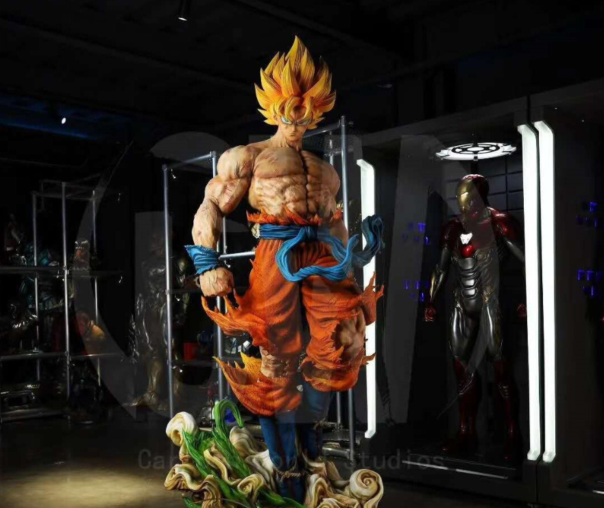 【pre order】Goku SSJ2 Life-Size Statue – Dragon Ball Z 240cm - Image 2