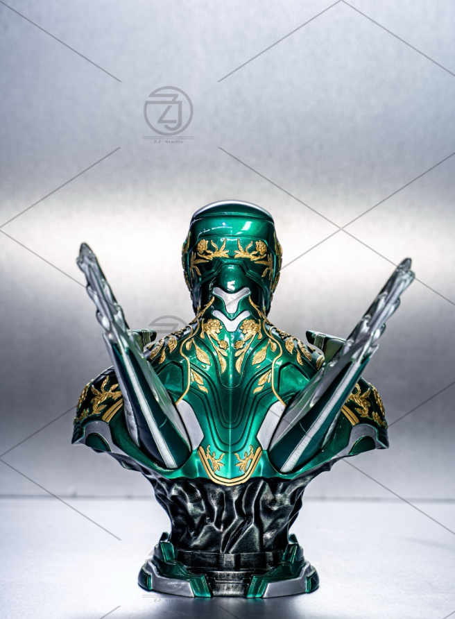 【pre order】Iron Man Bust Resin Statue with LED Lights 40cm - Image 3
