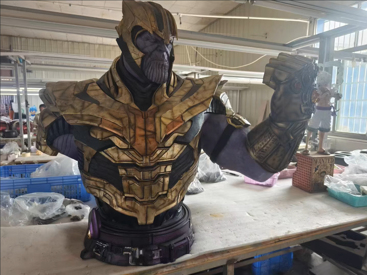 【pre order】Thanos Life-Size Bust Resin Statue Avengers Endgame 113cm - Image 3