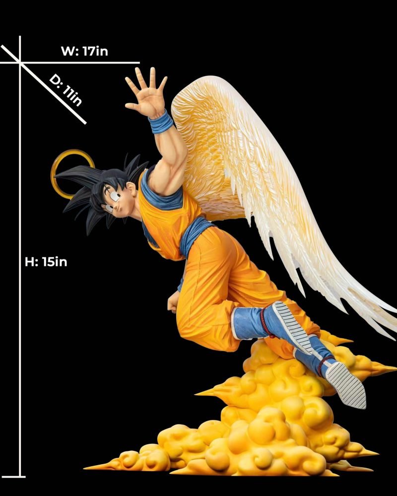 Dragon Ball Angel Cloud Son Goku Resin Statue H37cm