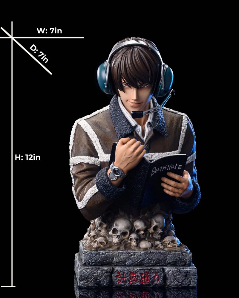 Death Note Yagami Light 1/3 Bust Resin Statue H31cm