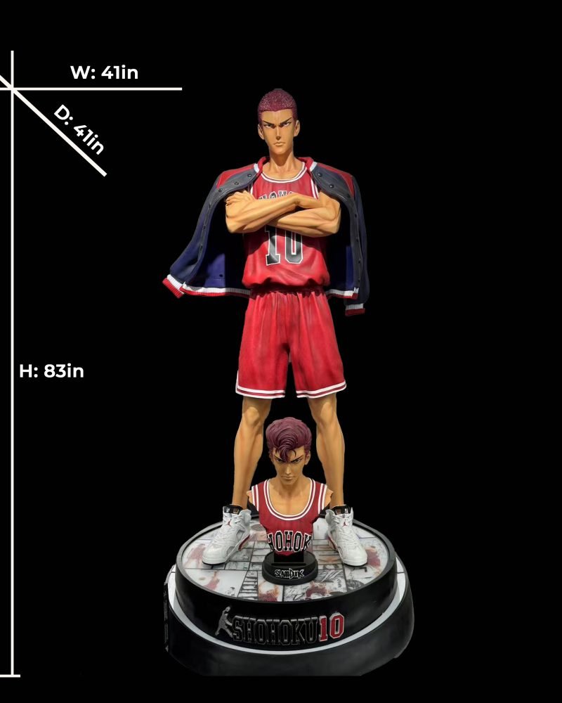 Slam Dunk Sakuragi Hanamichi 1/1 Life Size Resin Statue