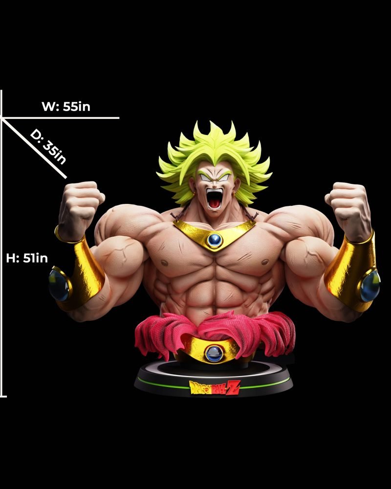 Dragon Ball Broly Bust Resin Statue