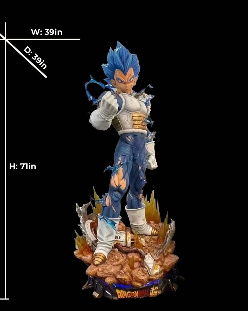 Dragon Ball Z Vegeta Life Size Resin Statue